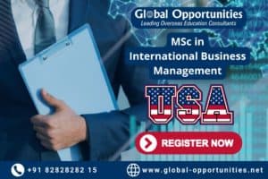 MSc in international business management in USA